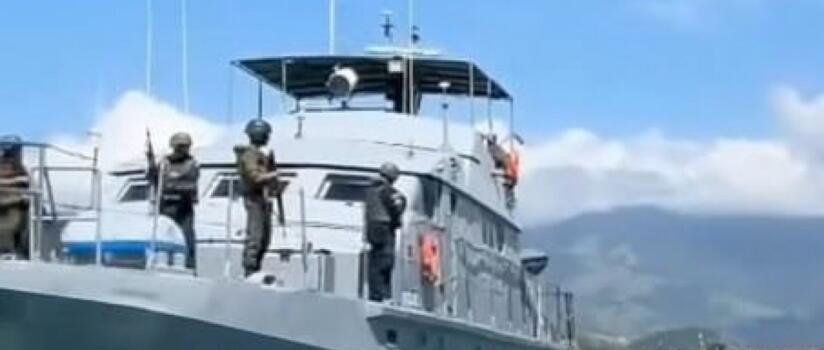 Marinha do Brasil realiza operação marítima em Paraty