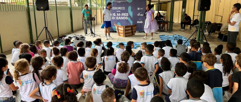 Caravana Sinta o Som encanta crianças da Educação Infantil em Barra Mansa