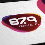 Logo da rádio Tropical FM
