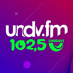 Logo da rádio Unidavi FM