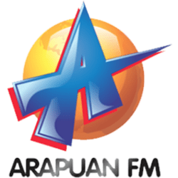 Logo da rádio Arapuan FM