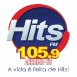 Logo da rádio Hits FM