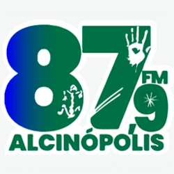 Logo da rádio Alcinópolis FM