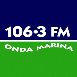 Logo da rádio Onda Marina FM