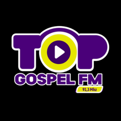 Logo da rádio Top Gospel FM