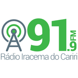 Logo da rádio Iracema do Cariri FM