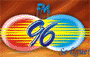 Logo da rádio 96 FM do Barro