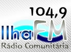 Logo da rádio Ilha FM Comunitária