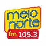 Logo da rádio FM Meio Norte