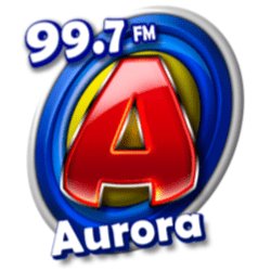 Logo da rádio Aurora FM
