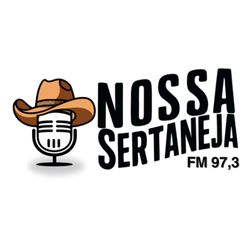Logo da rádio Nossa Sertaneja FM