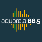 Logo da rádio Aquarela FM