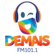 Logo da rádio Demais FM