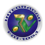 Logo da rádio Integração FM 105