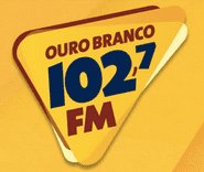 Logo da rádio Ouro Branco FM