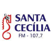 Logo da rádio Santa Cecília FM